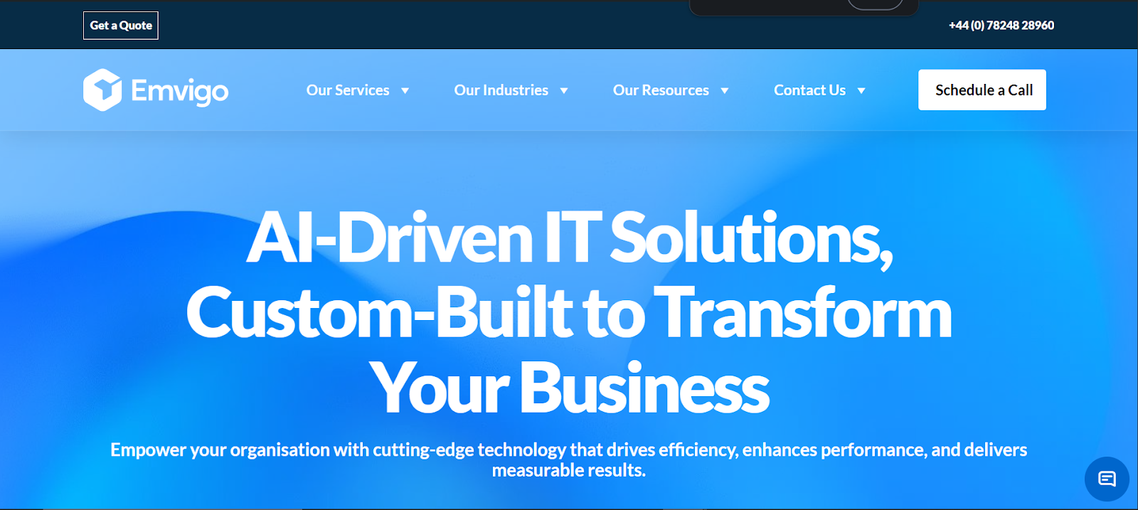 Emvigo – Award-Winning AI-Driven Custom Web Development Agency