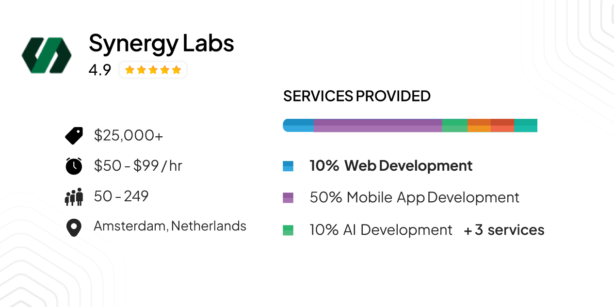 Synergy Labs – Agile Development & MVPs focus areas