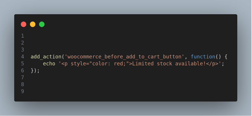 E-commerce Customisation