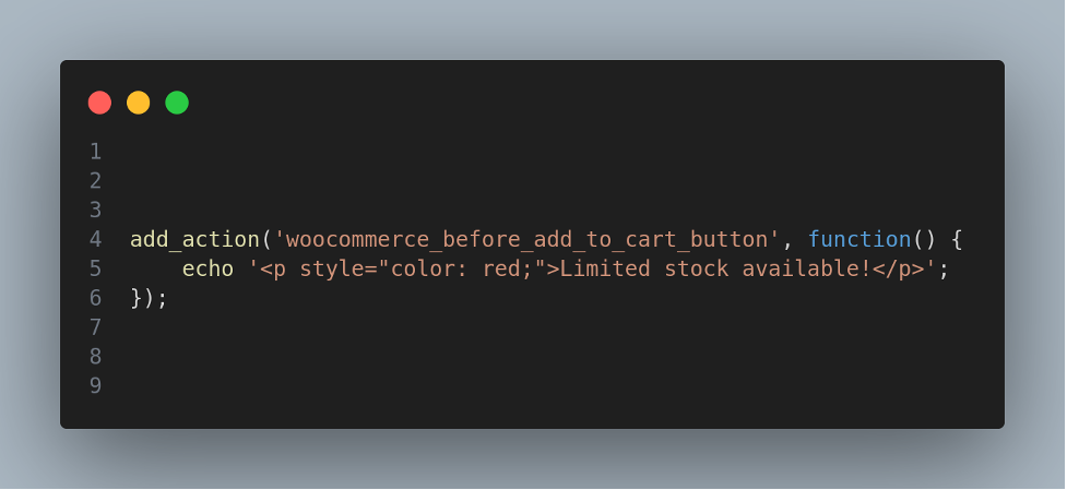 Streamlined E-commerce Customisation (WooCommerce) 