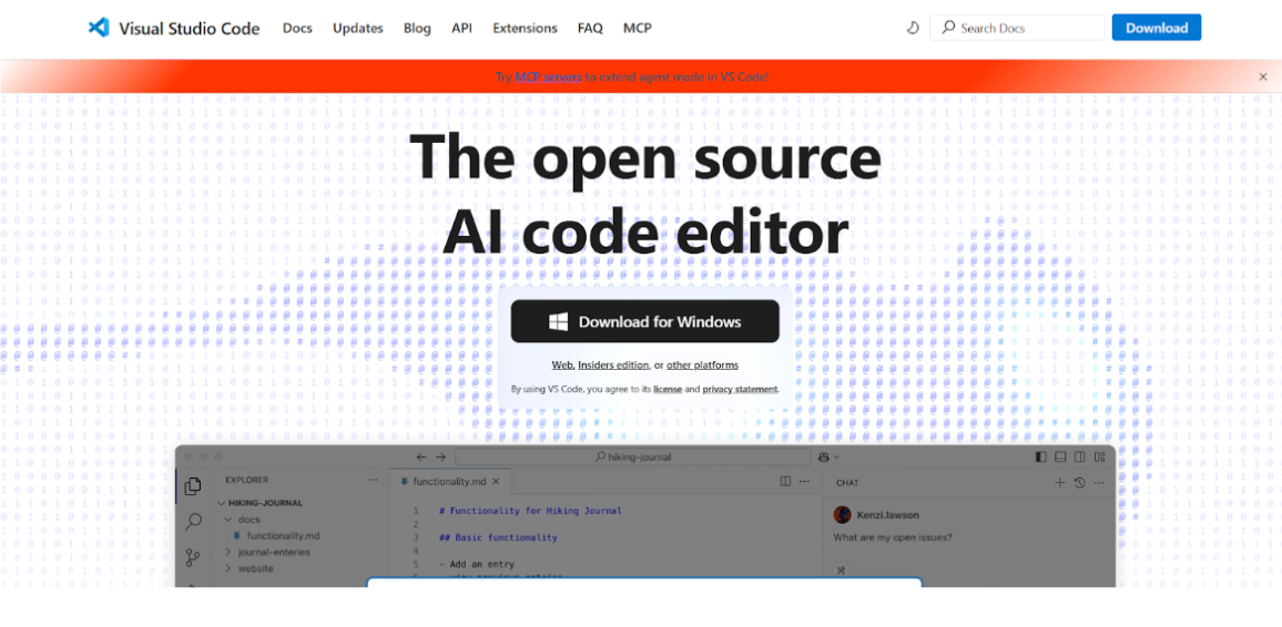VS Code -Visual Studio developer tool 