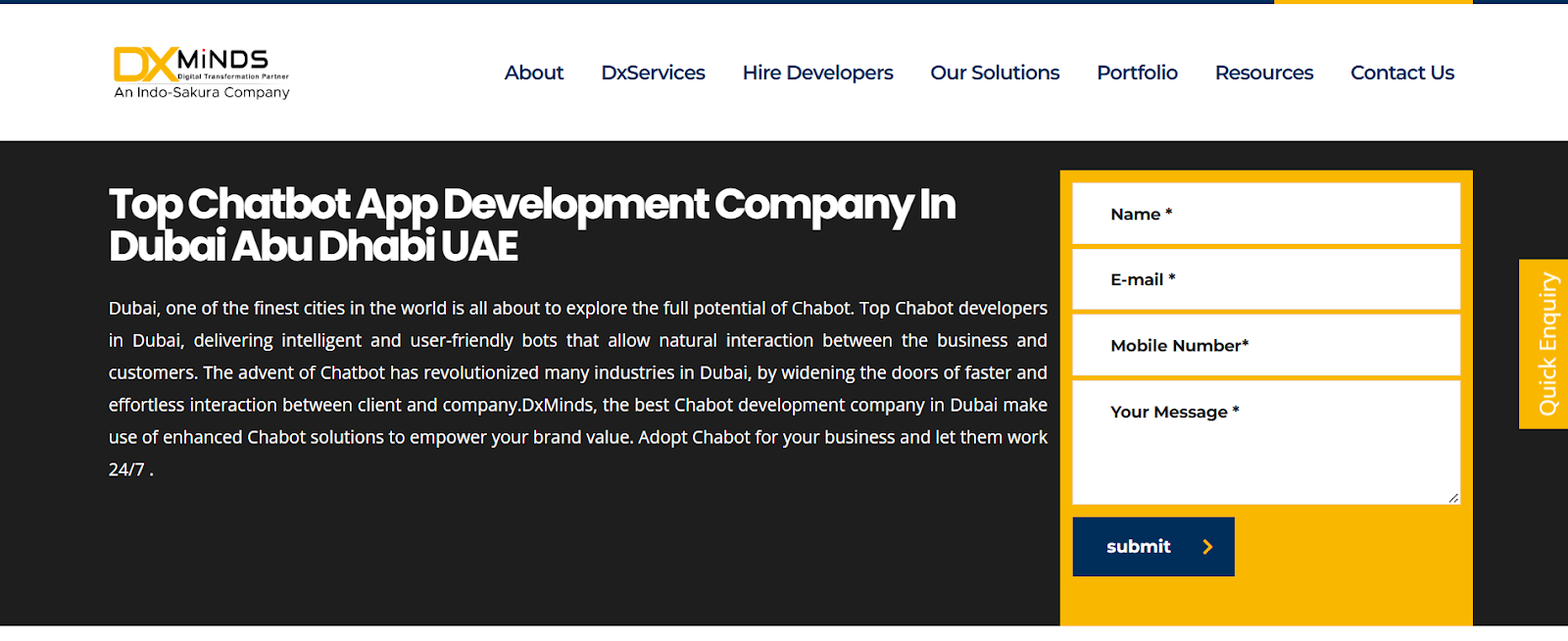 DXMinds: Chatbots That Meet Your Customers Where They Already Are.