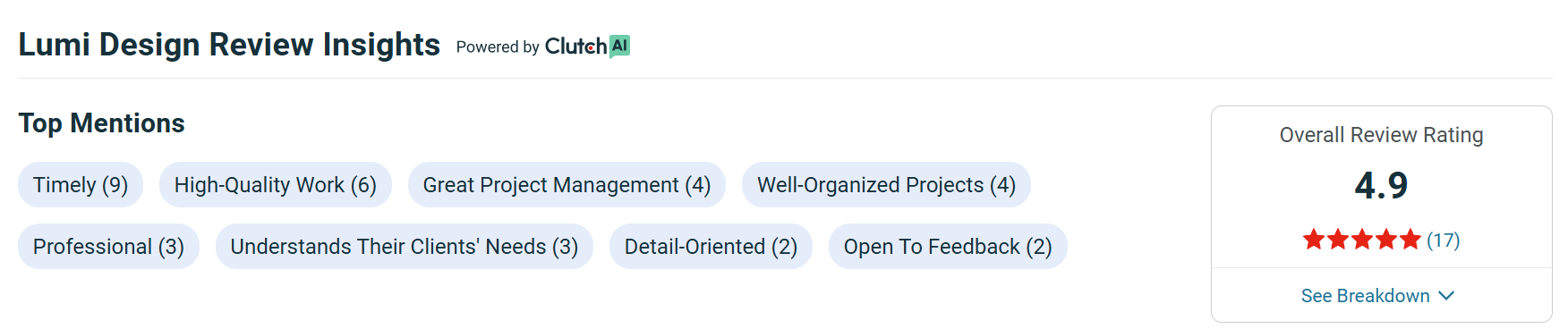 lumi design review saas