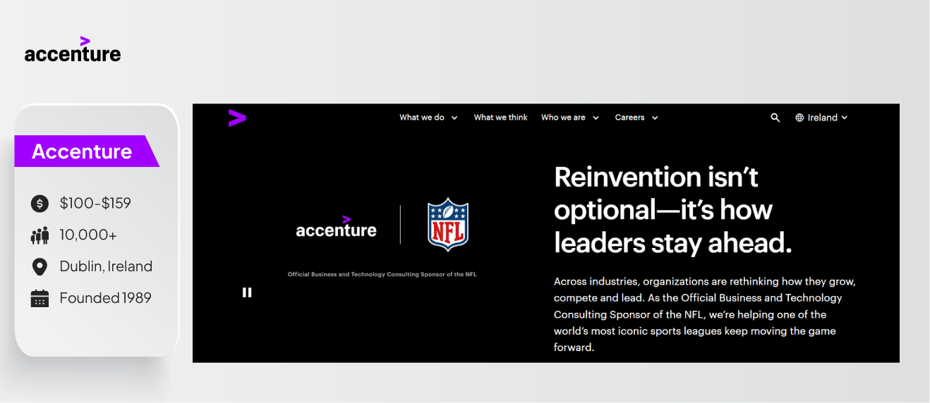 Global IT & Consulting Leader-Accenture