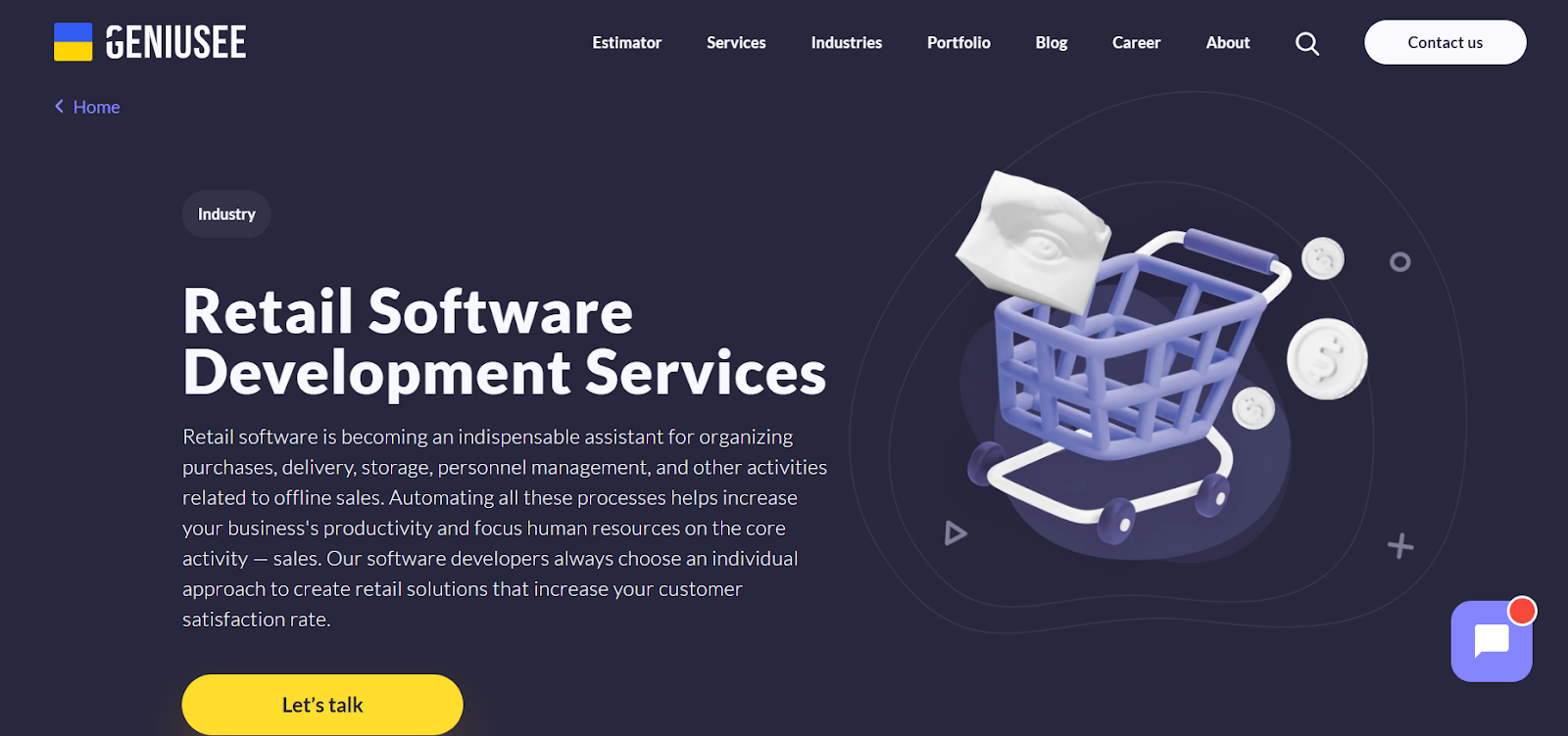 Geniusee retail automation software solutions