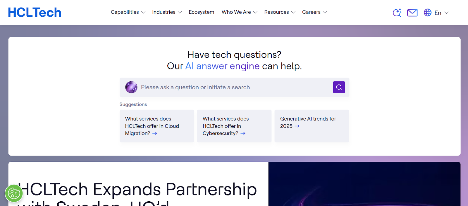 HCL Capgemini competitor