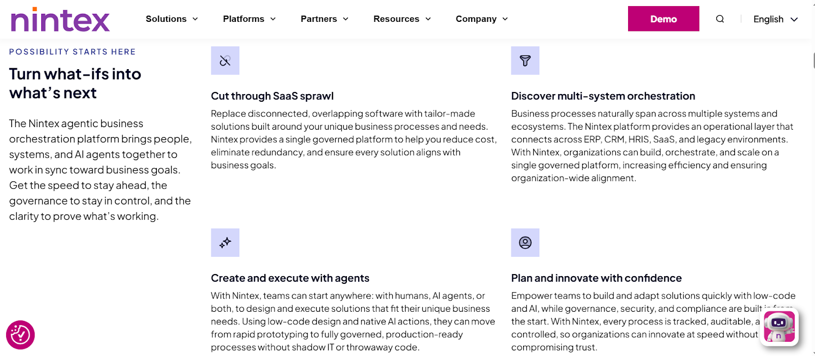 machine learning automation tools - Nintex