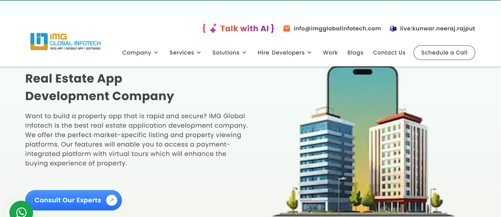 IMG Global Infotech Real Estate App Development Company
