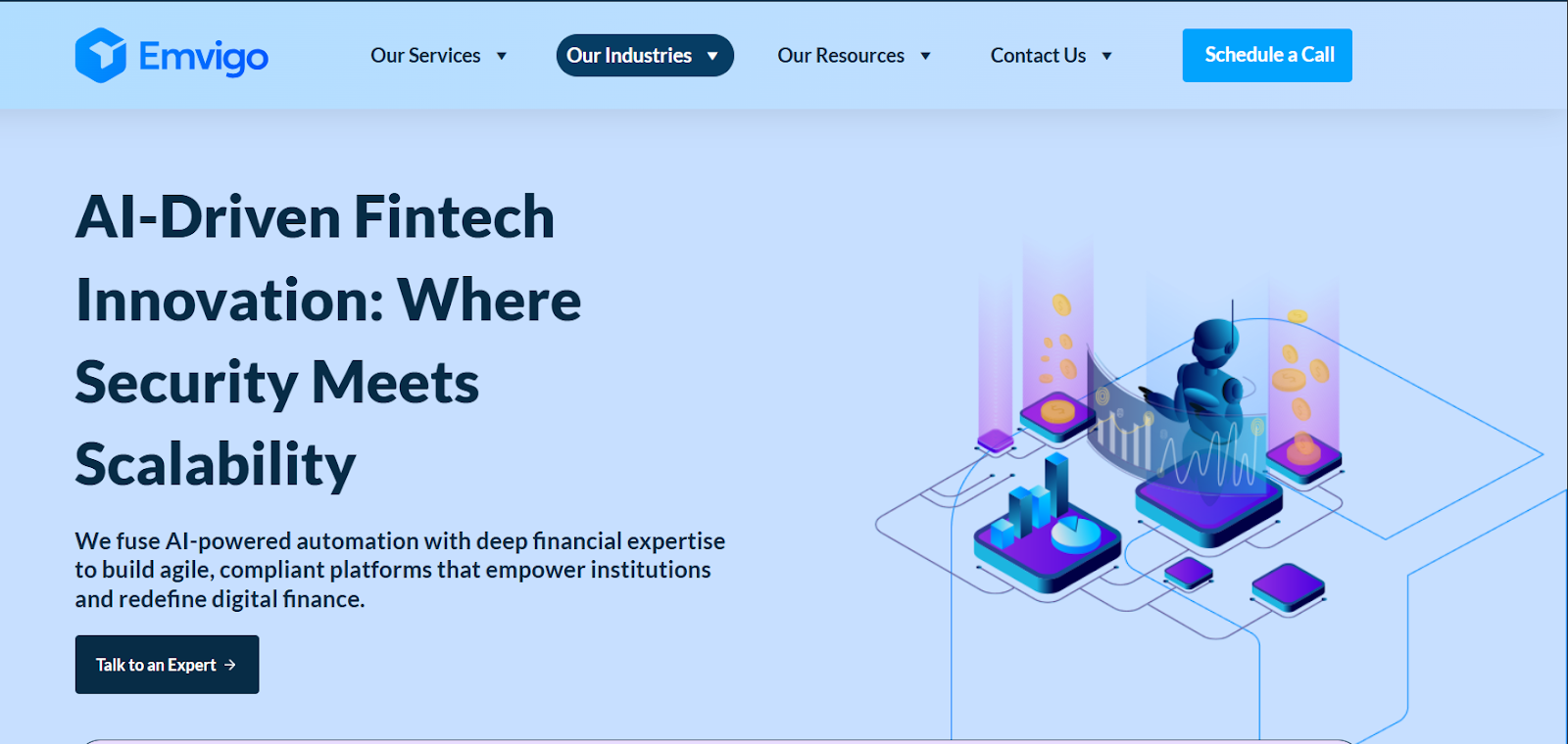 Best Banking App Development Company - Emvigo