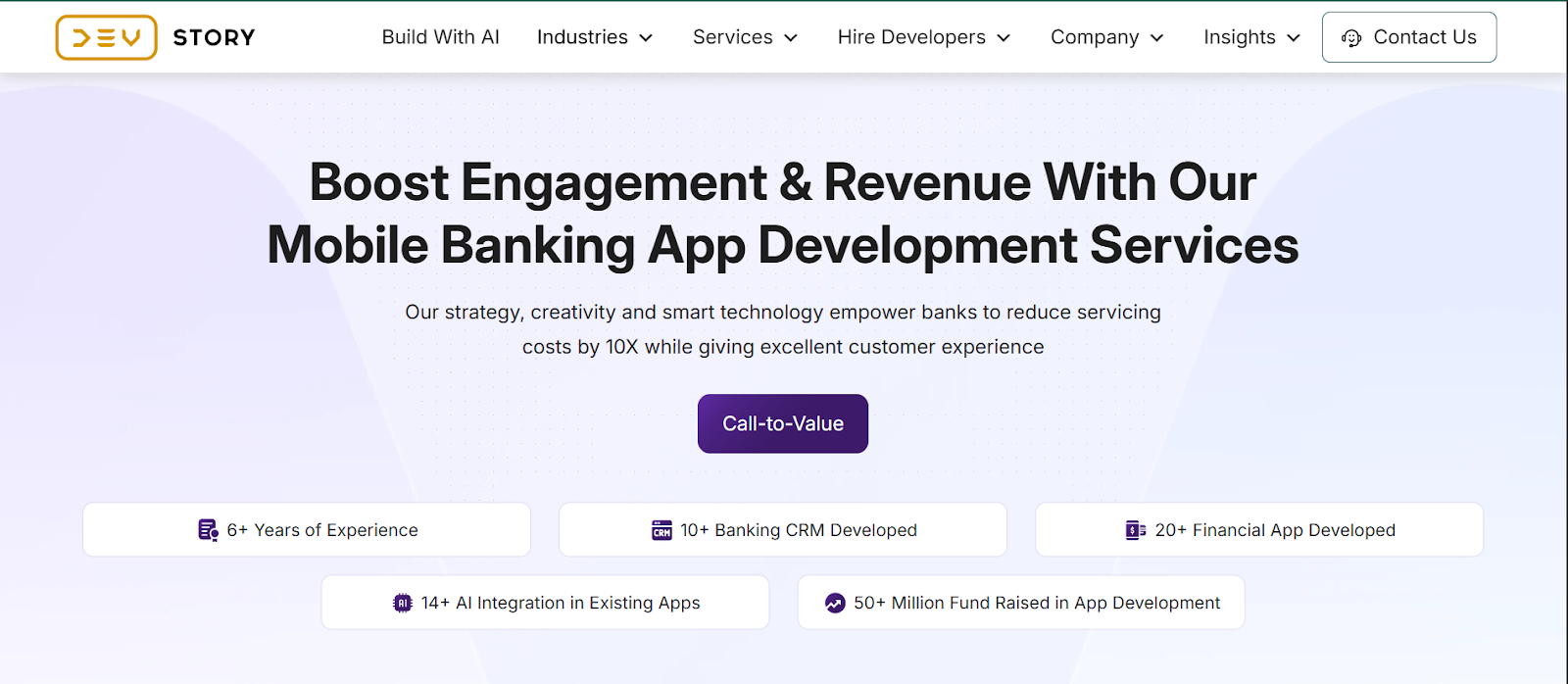 DevStory - Banking app Developer