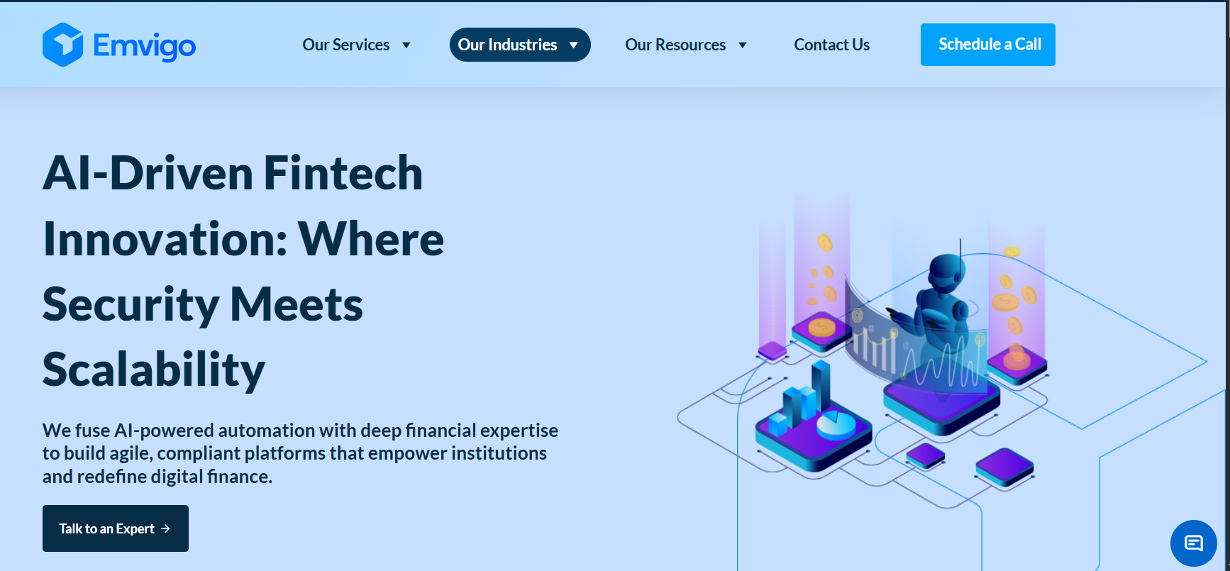Emvigo — the full-stack fintech app development partner