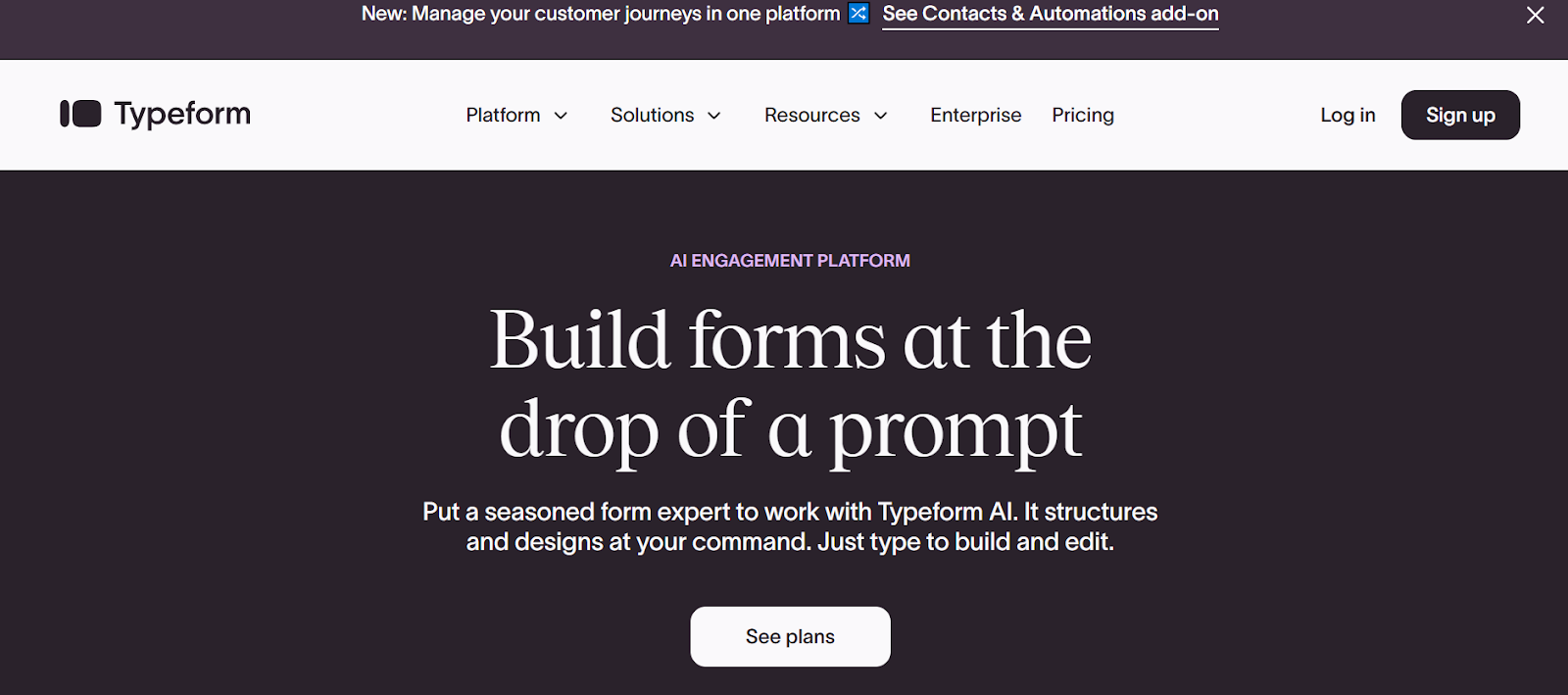 multi-channel customer feedback solution - typeform