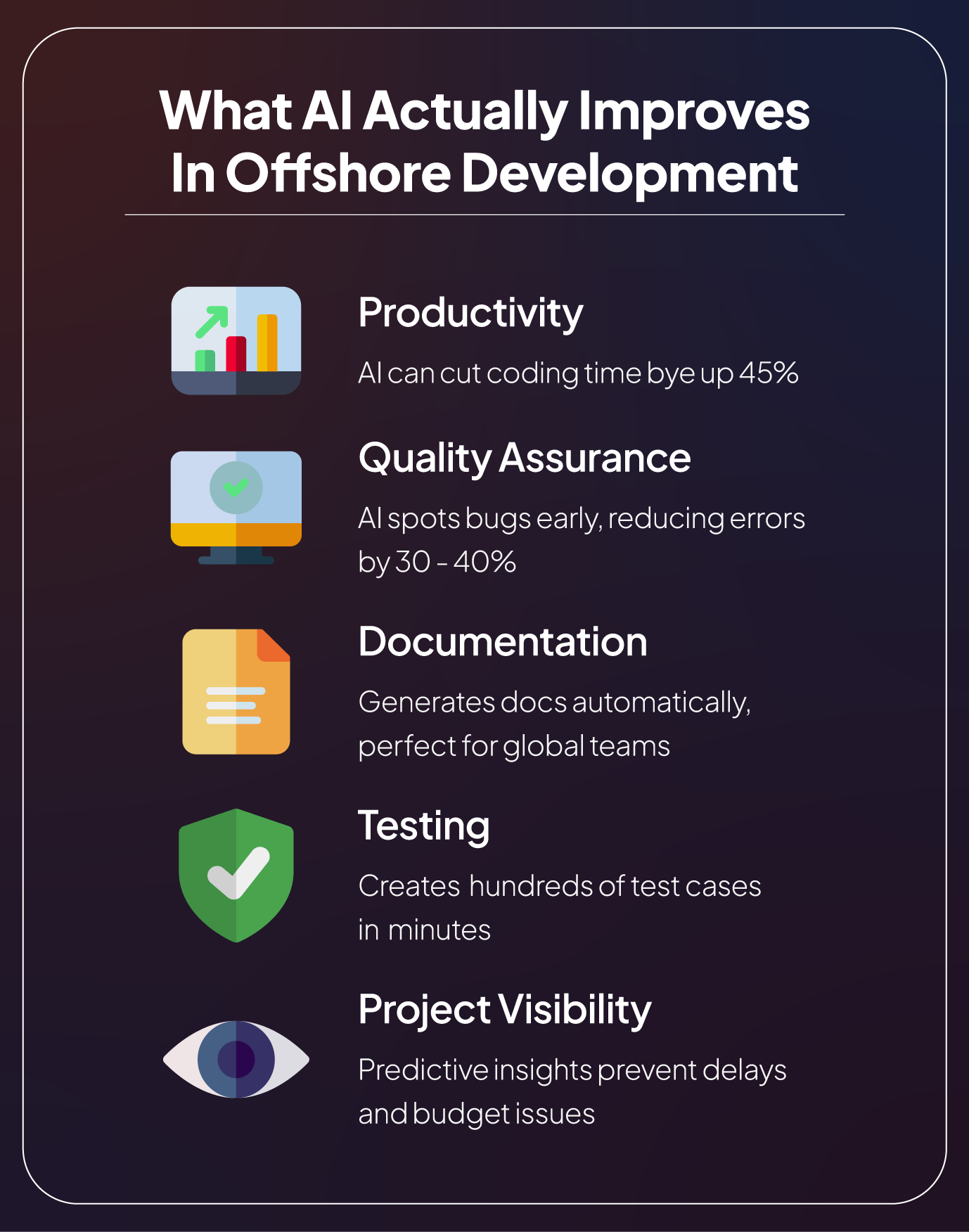 What AI Actually Improves in Offshore Development