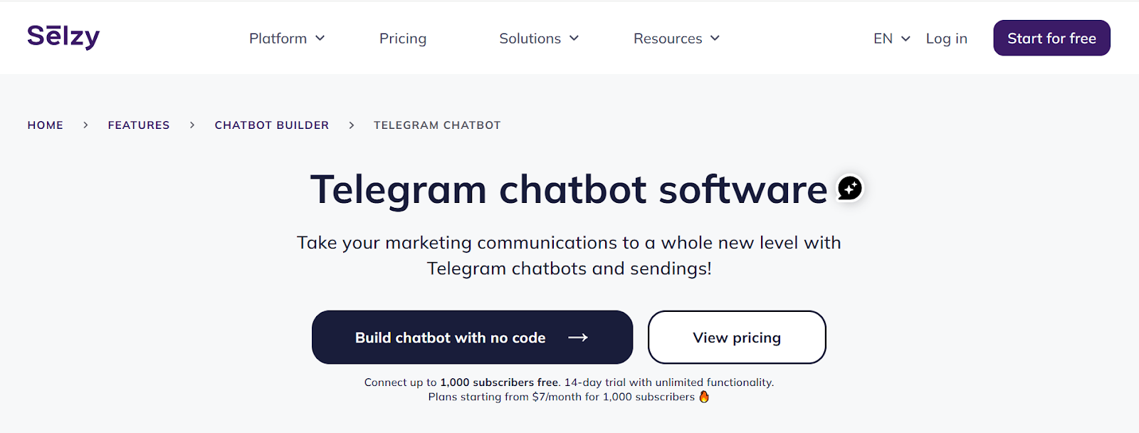 Telegram AI Bots - Selzy