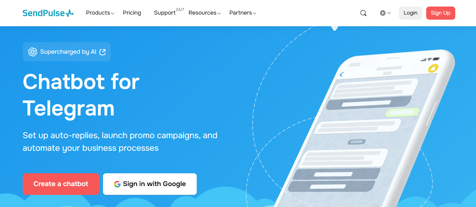 Smart Telegram Bots - Sendpulse
