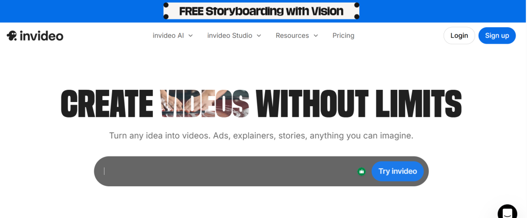 tools to automate your content creation-InvideoAI