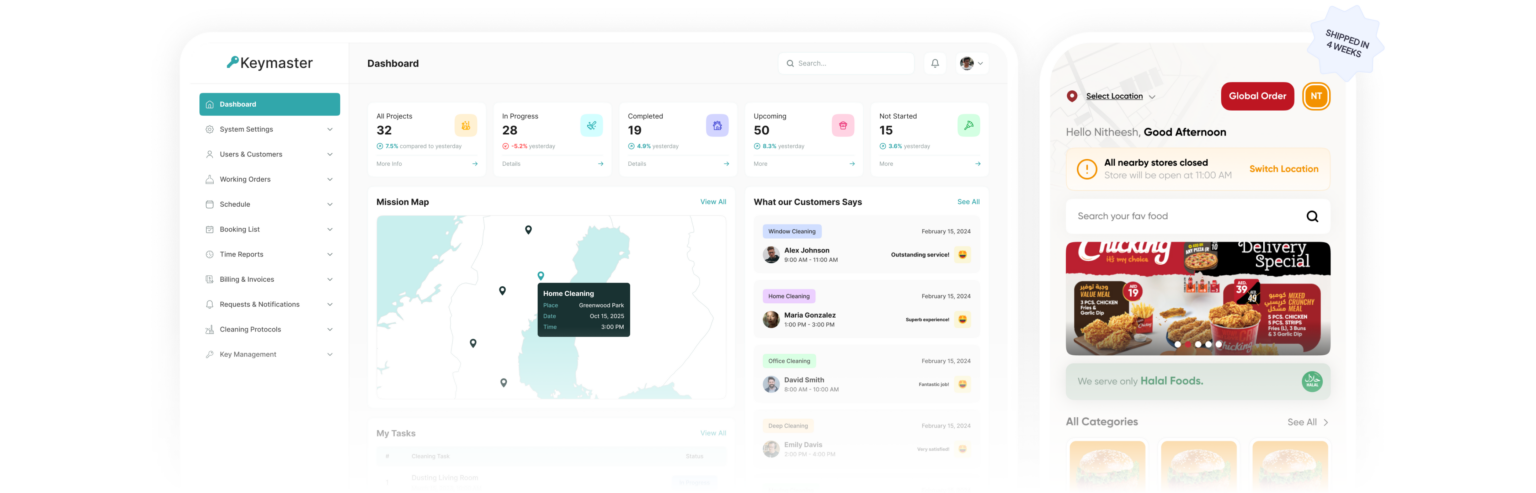 Keymaster and chicking dashboard