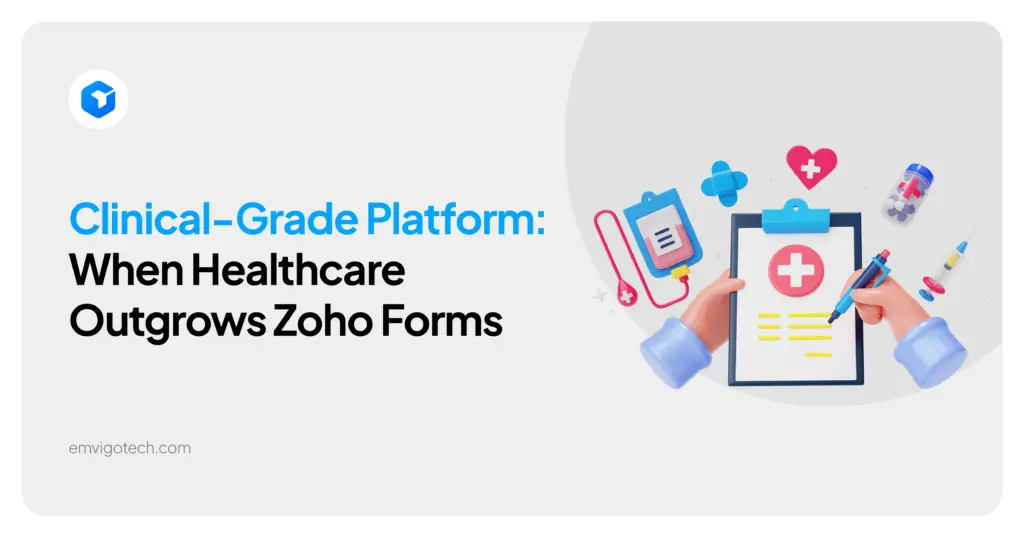 Clinical-Grade Platform: When Healthcare Outgrows Zoho Forms